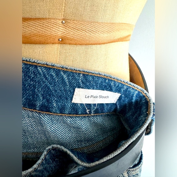 FRAME Le Pixie Slouch High-Waisted Jeans Size 23 - Picture 4 of 6